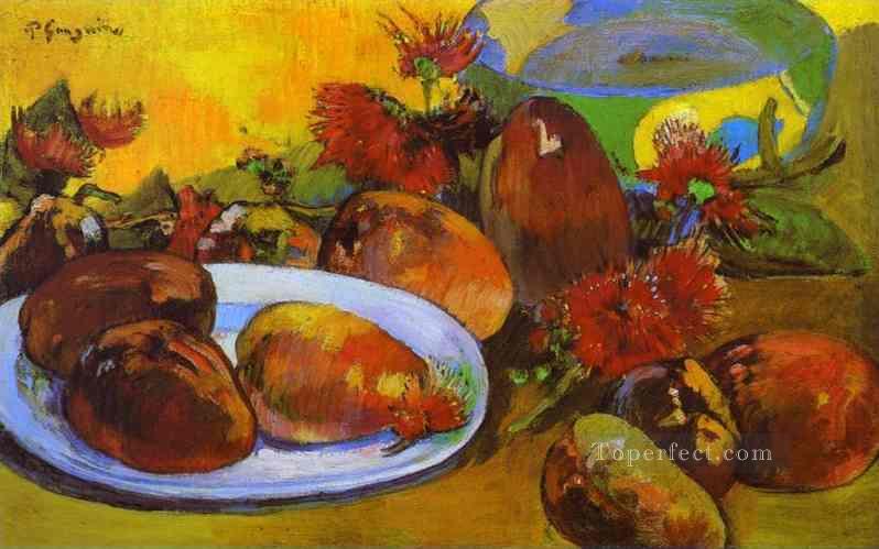 Still Life with Mangoes Post Impressionism Primitivism Paul Gauguin Oil Paintings
